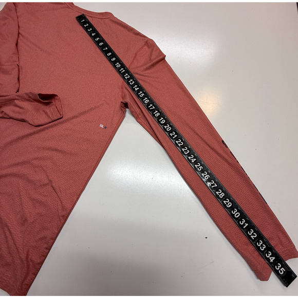 Salt Life T Shirt Mens XL Pink Orange SLX Stretch Long Sleeve Pocket Sun Shirt - Picture 4 of 8
